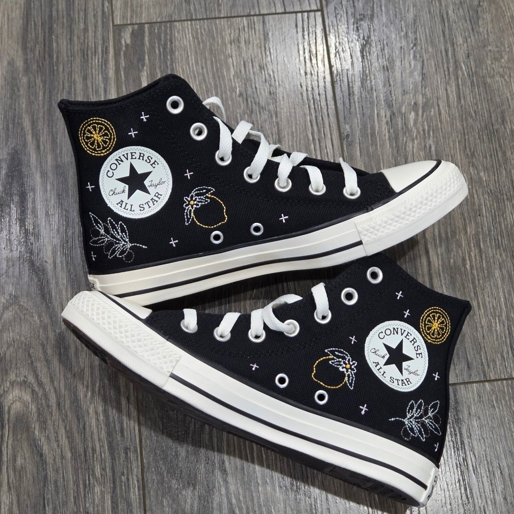 Converse Chuck‎ Taylor All Star Marketplace Essentials High Top Sneakers 7 NEW - Picture 3 of 11